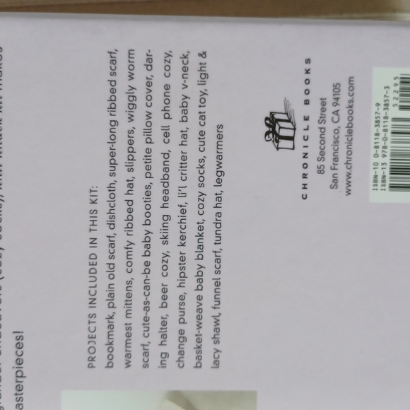 Chronicle Books Other Knit Knack Kit New Poshmark